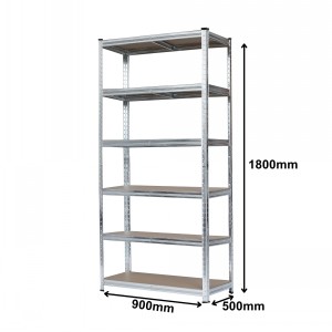 Budget Boltless Shelving 6 Levels 1.8m x 0.9m x 0.5m